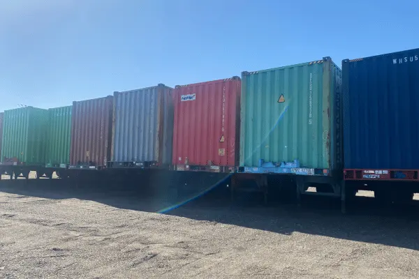 Ontario yard in the Inland Empire